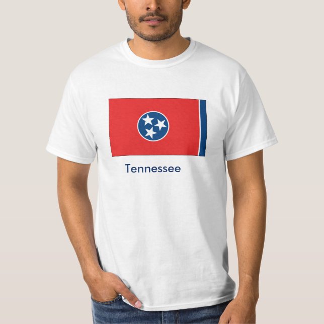 Tennessee State Flag T-Shirt (Front)