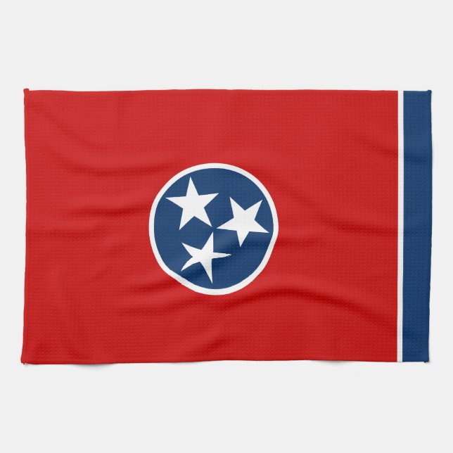Tennessee State Flag Tea Towel (Horizontal)