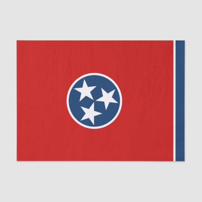 Tennessee State Flag Tissue Paper (Front)