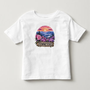 Tennessee State Floral Design Toddler T-Shirt