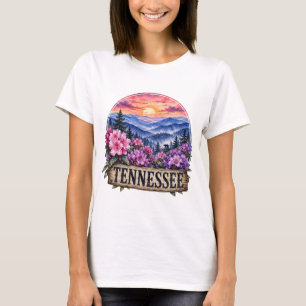 Tennessee State Floral PNG Design T-Shirt