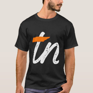 Tennessee State Map Home Tn Orange T-Shirt