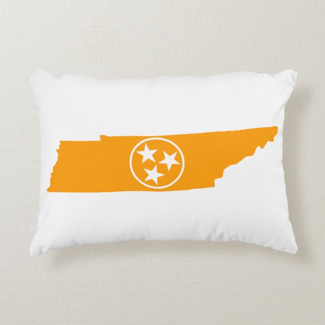 Tennessee State Orange Decorative Cushion (Front)