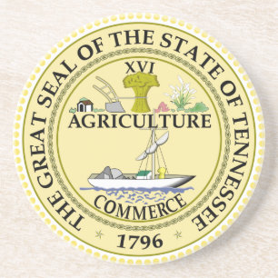 Tennessee State Seal Coaster