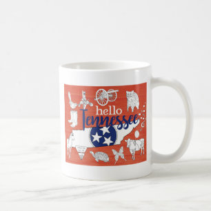 Tennessee State Symbols Volunteer State Images Coffee Mug
