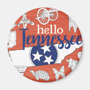 Tennessee State Symbols Volunteer State Images Magnet
