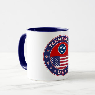 Tennessee sticker, phone case, tote bag, clock mug