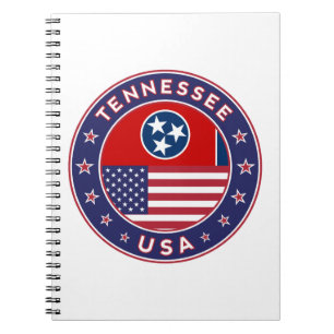 Tennessee sticker, phone case, tote bag, clock notebook