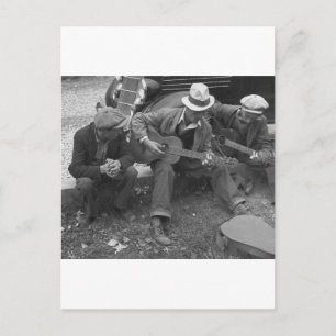 Tennessee Street Musicians, 1930s Postcard