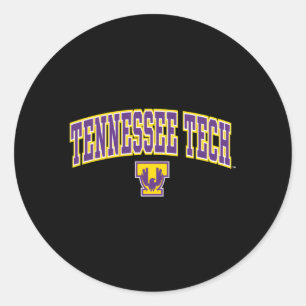 Tennessee Tech Golden Eagles Arch Over Classic Round Sticker