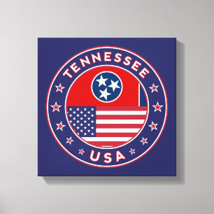 Tennessee, Tennessee poster, canvas Print