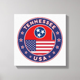 Tennessee, Tennessee poster, canvas Print