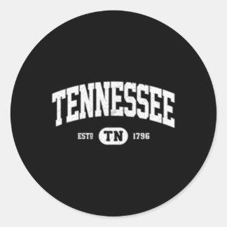 Tennessee Tennessee Tn Classic Round Sticker