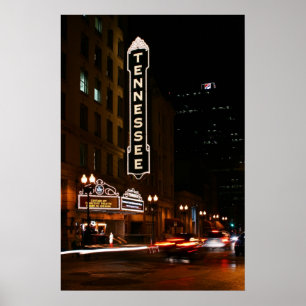 Tennessee Theatre Night Poster