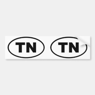 Tennessee TN Bumper Sticker
