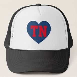 Tennessee TN Heart Design – Bold Minimalist State  Trucker Hat
