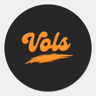 Tennessee Tn Orange Tennessee Classic Round Sticker