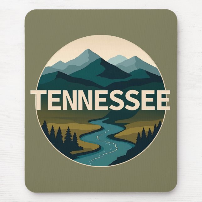Tennessee United States of America Mouse Mat (Front)