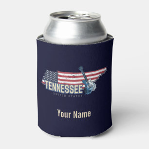 Tennessee United States Retro State Vintage USA Can Cooler