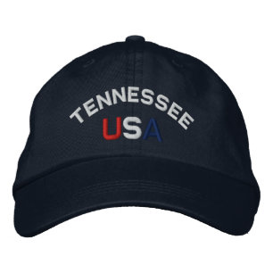 Tennessee USA Embroidered Navy Blue Hat