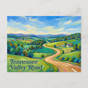 Tennessee Valley Road Alabama Postcard