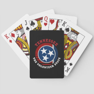 TENNESSEE VOLUNTEER STATE FLAG PLAYING CARDS