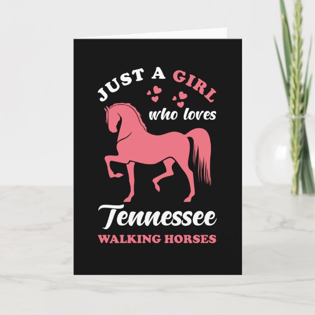 Tennessee Walking Horse Card (Front)