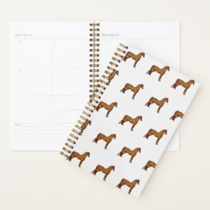 Tennessee Walking Horse Equestrian Watercolor Planner