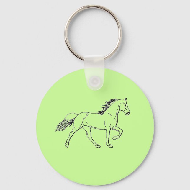 Tennessee Walking Horse Key Ring (Front)