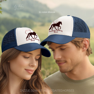 Tennessee Walking Horse Silhouette Heart Trucker Hat
