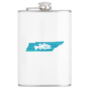 Tennessee Wave Fishing Hip Flask