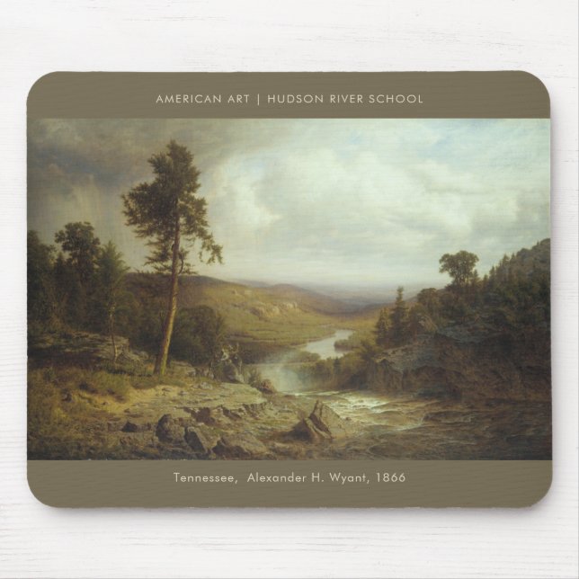 Tennessee Wyant American Art Landscape Painting Mouse Mat (Front)