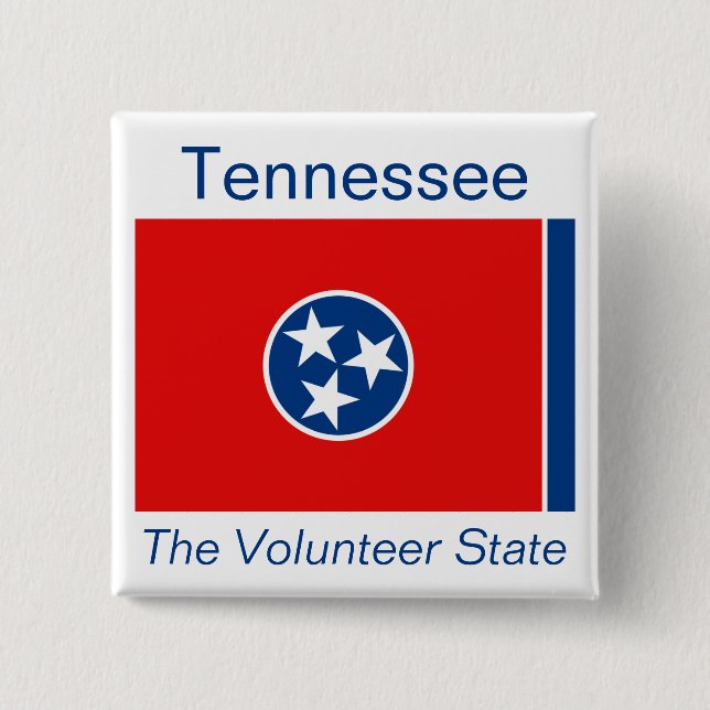 Tennesseean Flag Button (Front)