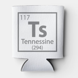 Tennessine - Tennessee Science Periodic Table Can Cooler