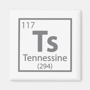 Tennessine - Tennessee Science Periodic Table Magnet