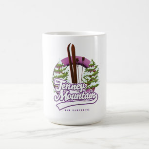 Tenney mountain new hampshire ski logo coffee mug