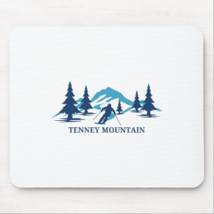 Tenney Mountain New Hampshire Ski Resort Skiing Sk Mouse Mat