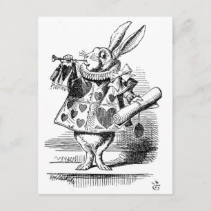 Tenniel's Alice In Wonderland Postcard