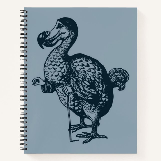 Tenniel's Dodo Spiral Notebook (Front)