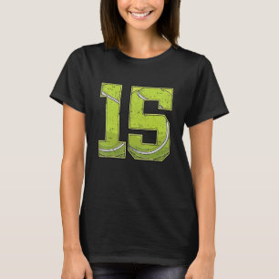 Tennis 15th Birthday Boy Girl Fifteen 15 Years Old T-Shirt