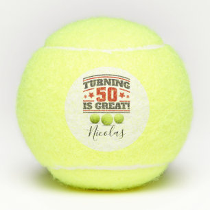 Tennis 50th Birthday is great with balls