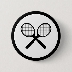 Tennis 6 Cm Round Badge