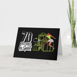 Tennis 70th Birthday for Tennis Player Card