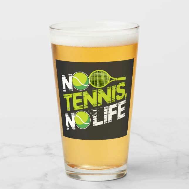 Tennis, a passion without limits glass (Front Filled)