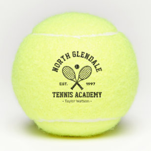 Tennis Academy Personalised Tennis Balls