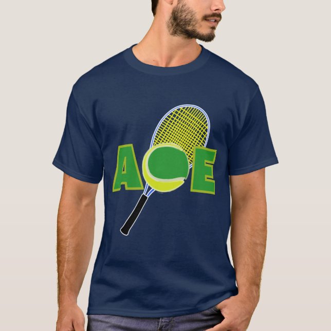 TENNIS ACE RACKET T-Shirt (Front)
