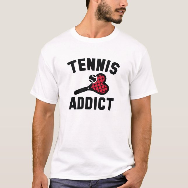 Tennis Addict T-Shirt (Front)