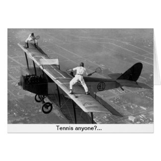 "Tennis Anyone?" card