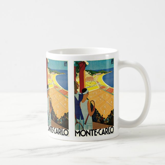 Tennis at Monte Carlo Coffee Mug (Right)