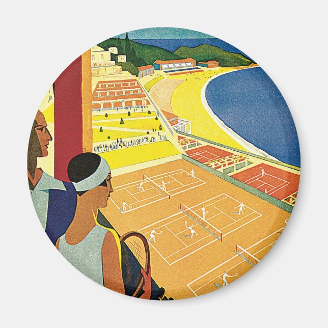 Tennis at Monte Carlo Magnet (Front)